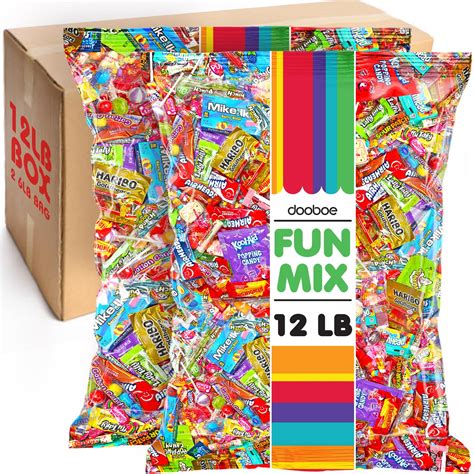 BULK Candy Assortment – 12 Pounds of Individually Wrapped Treats for ...