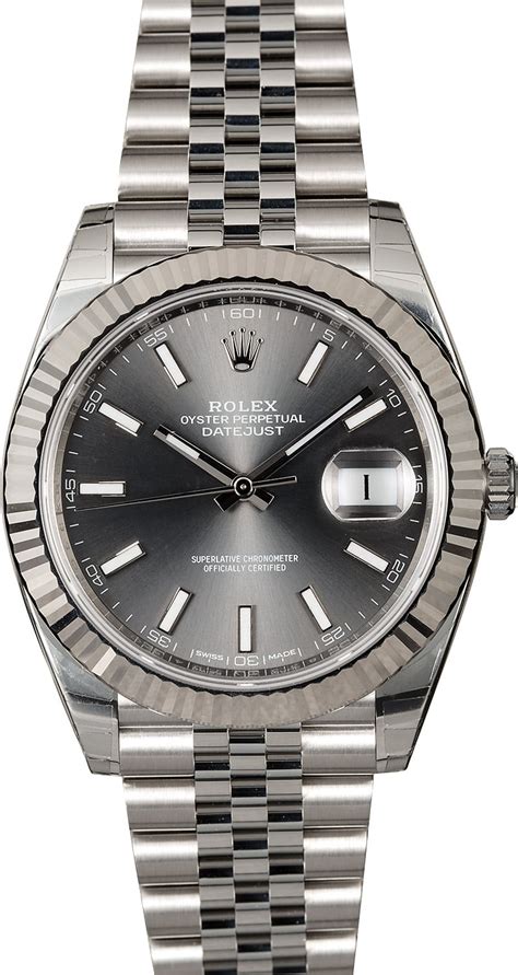 Rolex Datejust Ii Rhodium Dial Bob S Watches Item