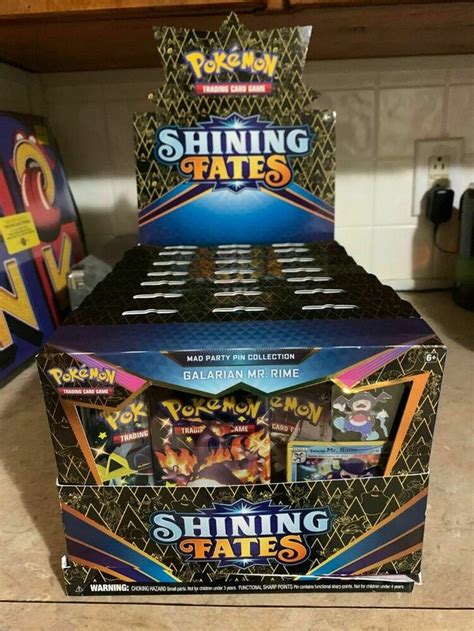 Pokemon TCG Shining Fates Pin Collections Lot Of 4 Mad Party EBay