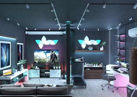 Interior Design | Game Room Design | Behance