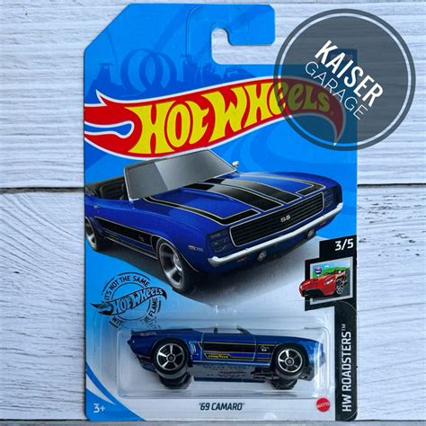 Hot Wheels 69 Camaro Blue Shopee Malaysia