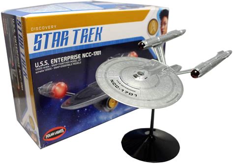 Polar Lights Star Trek Discovery Uss Enterprise Ncc 1701 1 2500 Scale Shore Line Hobby