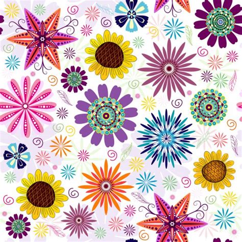 Seamless Floral Summer Pattern Stock Vector OlgaDrozd 3097163