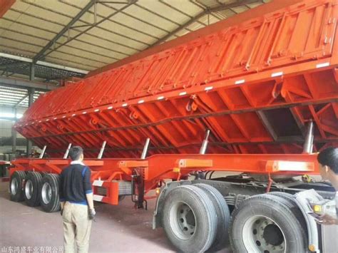 标准13米侧翻自卸半挂车11米侧翻自卸半挂车价格13米侧翻自卸半挂车11山东鸿盛车业推广部