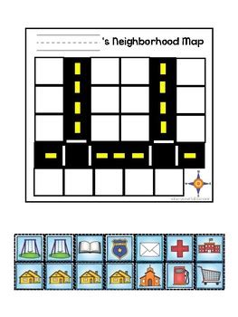 Blank Neighborhood Map Worksheet