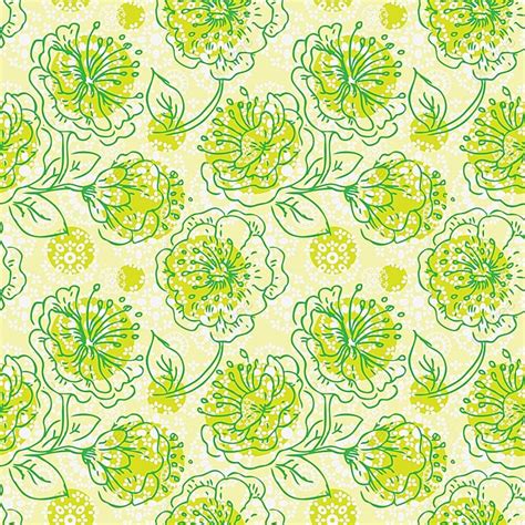 Floral Seamless Pattern Background, Wallpaper, Vector, Seamless ...