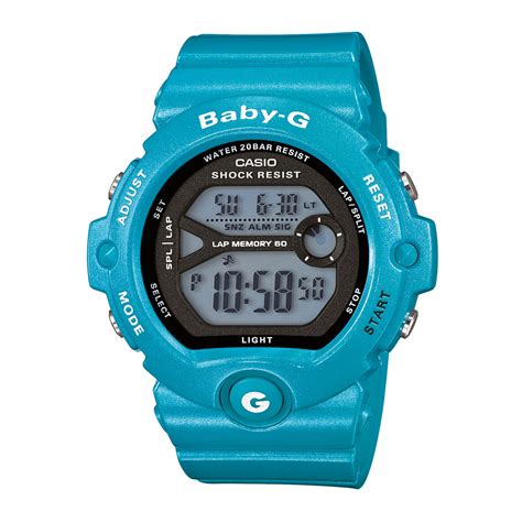 Reloj Baby G Bg D Resina Mujer Celeste Btime