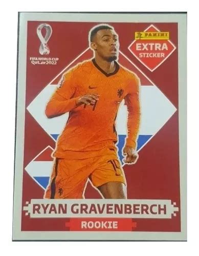 Lámina Ryan Gravenberch Base Extra Sticker Panini Qatar 2022