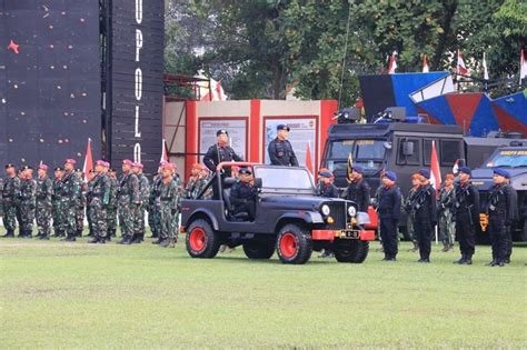 Upacara Hut Ke 74 Korps Brimob Polri Tahun 2019 Di Lapangan Mako Satuan