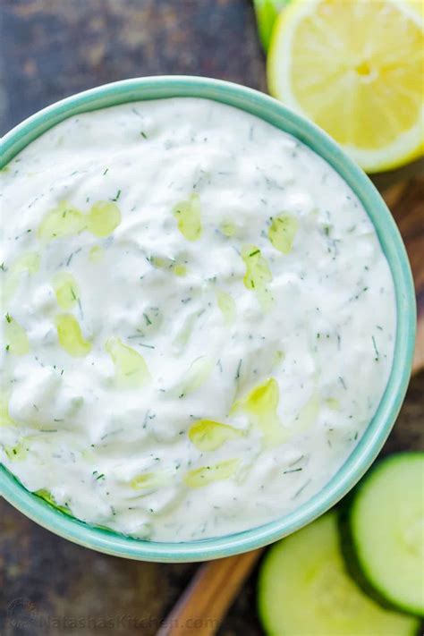 Tzatziki Sauce Recipe NatashasKitchen