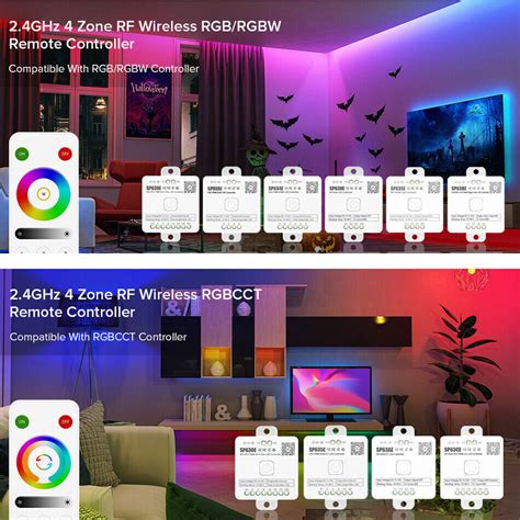 SP630E SPI 5CH PWM All In One LED Controller 2 4G RGB RGBW LED RF