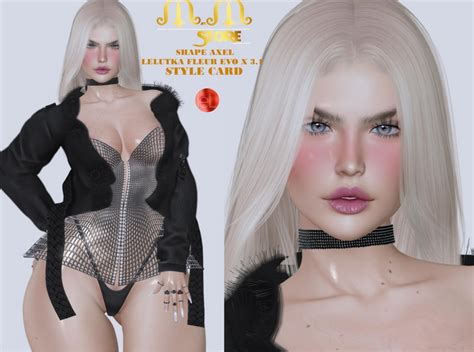 Second Life Marketplace M M Store Shape Axel Lelutka Fleur Evo X 3 1