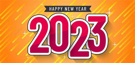 2023 Happy New Year Banner Background, 2023, New Year, Background ...