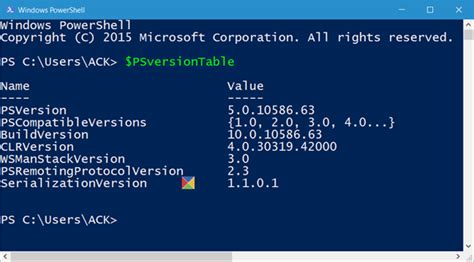 Como verificar a versão do PowerShell no Windows 11 10