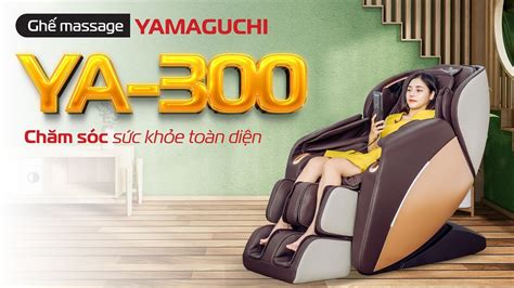 GhẾ Massage Yamaguchi Ya 300 Điều Khiển Giọng Nói Thông Minh