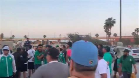 Aficionados De Tigres Y Le N Tuvieron Violento Enfrentamiento Previo Al