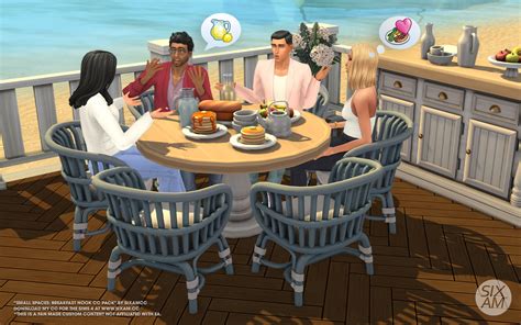 Small Spaces Breakfast Nook Cc Pack For The Sims Sixam Cc