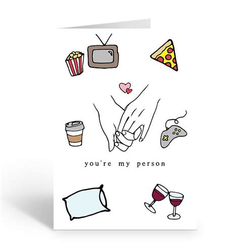 You Re My Person Greeting Card By Tbp X Courtney Peppernell