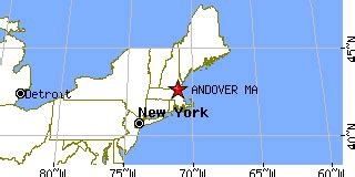 Andover, Massachusetts (MA) ~ population data, races, housing & economy