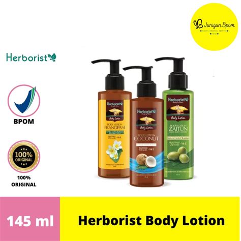 Jual Herborist Body Lotion Zaitun Frangipani Coconut Ml