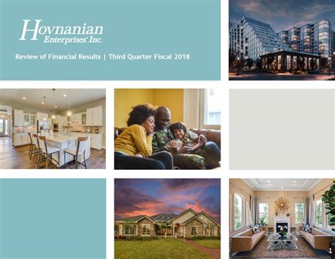 Hovnanian Enterprises Inc 2018 Q3 Results Earnings Call Slides