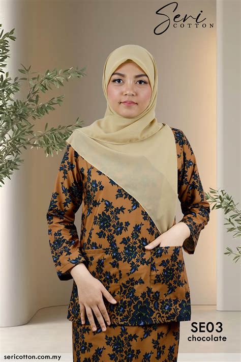 Kurung Kedah Seri Melati Se Seri Cotton