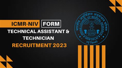 ICMR – NIV Tech Admit Card 2023 - NIV Tech Asstt And Technician