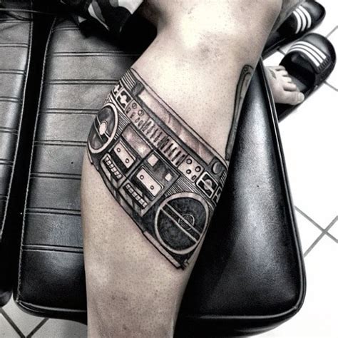 50 Tatuajes De Radio Cassettes O Radios Antiguas