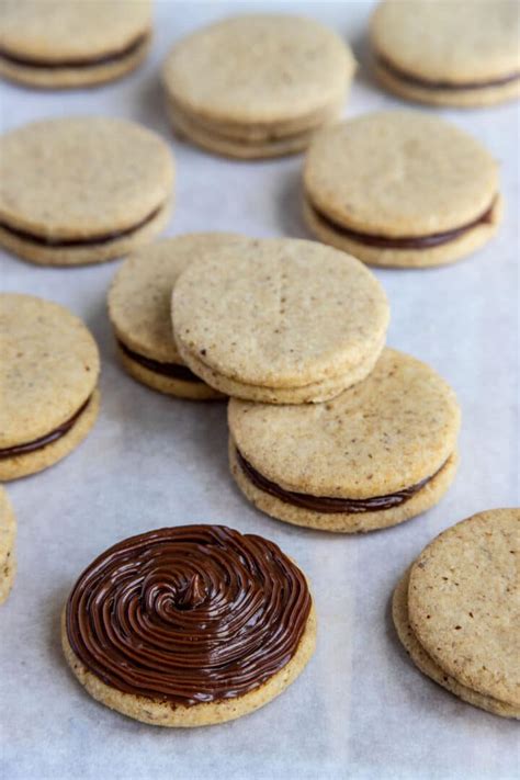 Hazelnut Chocolate Sandwich Cookies Bakes By Brown Sugar