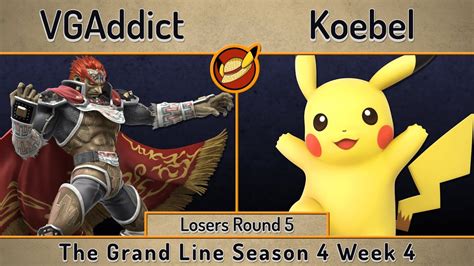 Gl S W Vgaddict Ganondorf Vs Koebel Pikachu Losers Round