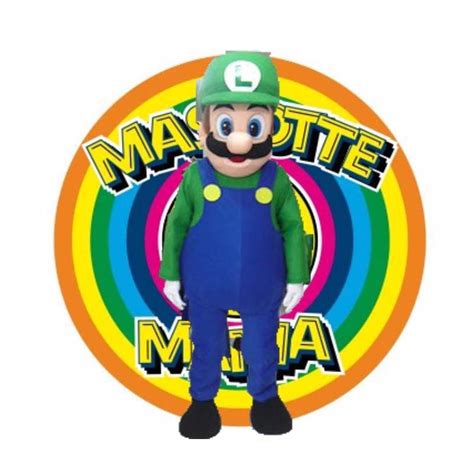 Mascot Costume Luigi - Super Deluxe