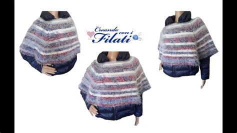 Poncho Alize Tutorial Uncinetto Crochet Creando Con I Filati