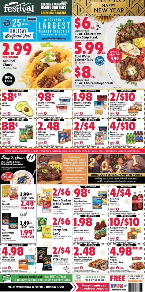 Festival Foods Weekly Ad Flyer December 30 to January 5