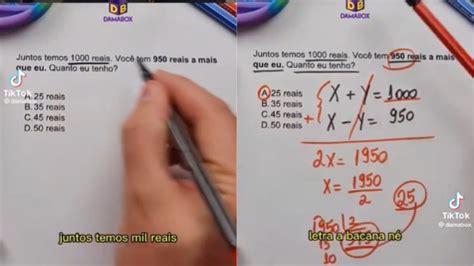 Conta De Matemática Simples Viraliza E Intriga Web Pega Ratão