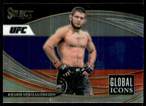 Khabib Nurmagomedov 2021 Select UFC 19 Global Icons Price Guide