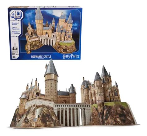 Puzzle 4d Harry Potter Hogwarts Castle Castillo 209 Piezas Envío gratis