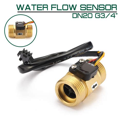 Water Flow Sensor Dn G Copper Hall Effect Liq Grandado