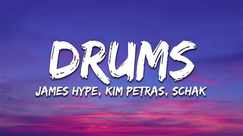 James Hype Kim Petras Schak Drums Lyrics YouTube