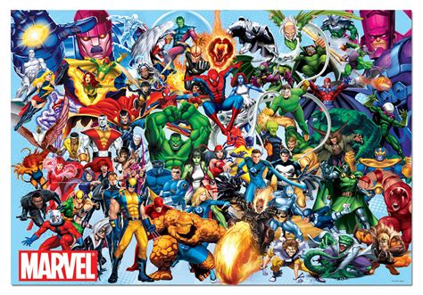 1000 Marvel heroes - Educa Borras