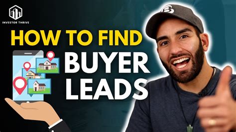 How To Find Real Estate Buyer Leads YouTube