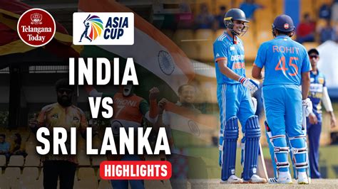 India Vs Sri Lanka ASIA CUP 2023 Highlights India Dominates First