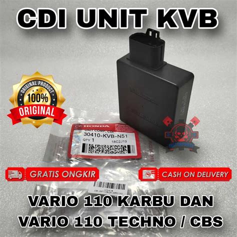 Jual Cdi Unit Honda Kvb Buat Motor Vario 110 Karbu Dan Vario 110 Techno