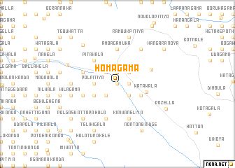 Homagama (Sri Lanka) map - nona.net