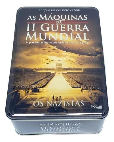 Lata 5 Dvds Coleção Máquinas Da 2 Guerra Mundial Nazistas Frete Grátis