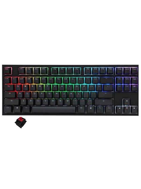 Ducky One Mini Rgb Led Black Red Swith Gaming Keyboard Dkon St