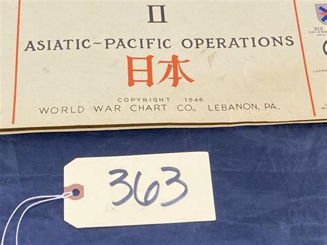 Bid Now Vintage Wwii Factual Chart Invalid Date Est