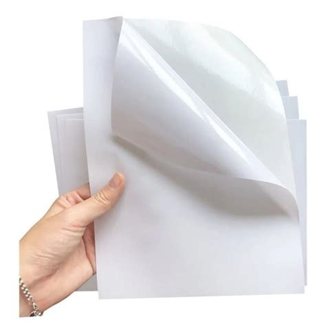 Papel Adhesivo Doble Carta Tabloide Revasado Mate X Pulgadas