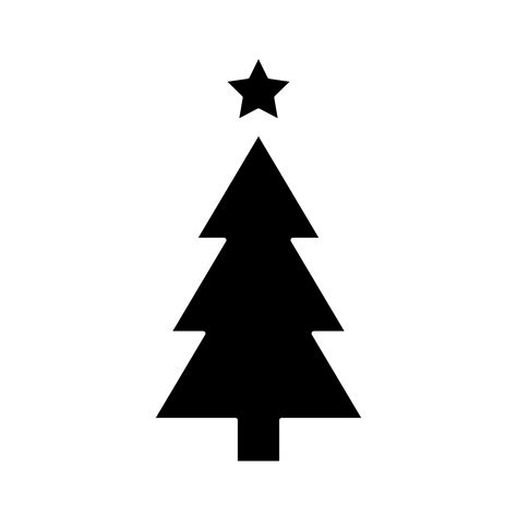 Xmas Tree Silhouette Vector Art, Icons, and Graphics for Free Download