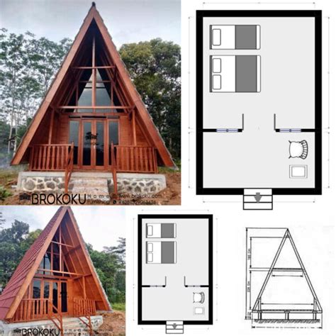 Jual Rumah Kayu Jati Segi Tiga X Kamar Teras Bhf Brokoku