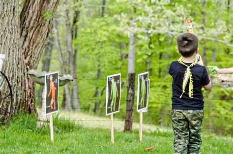 Nerf Zombie Targets Party Printable Decorations By Hellomysweet